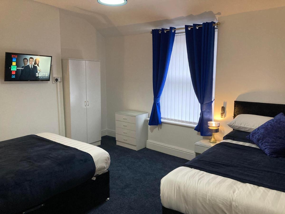 Agapi Apartment - Sea View Sleeps Ten Blackpool Eksteriør billede